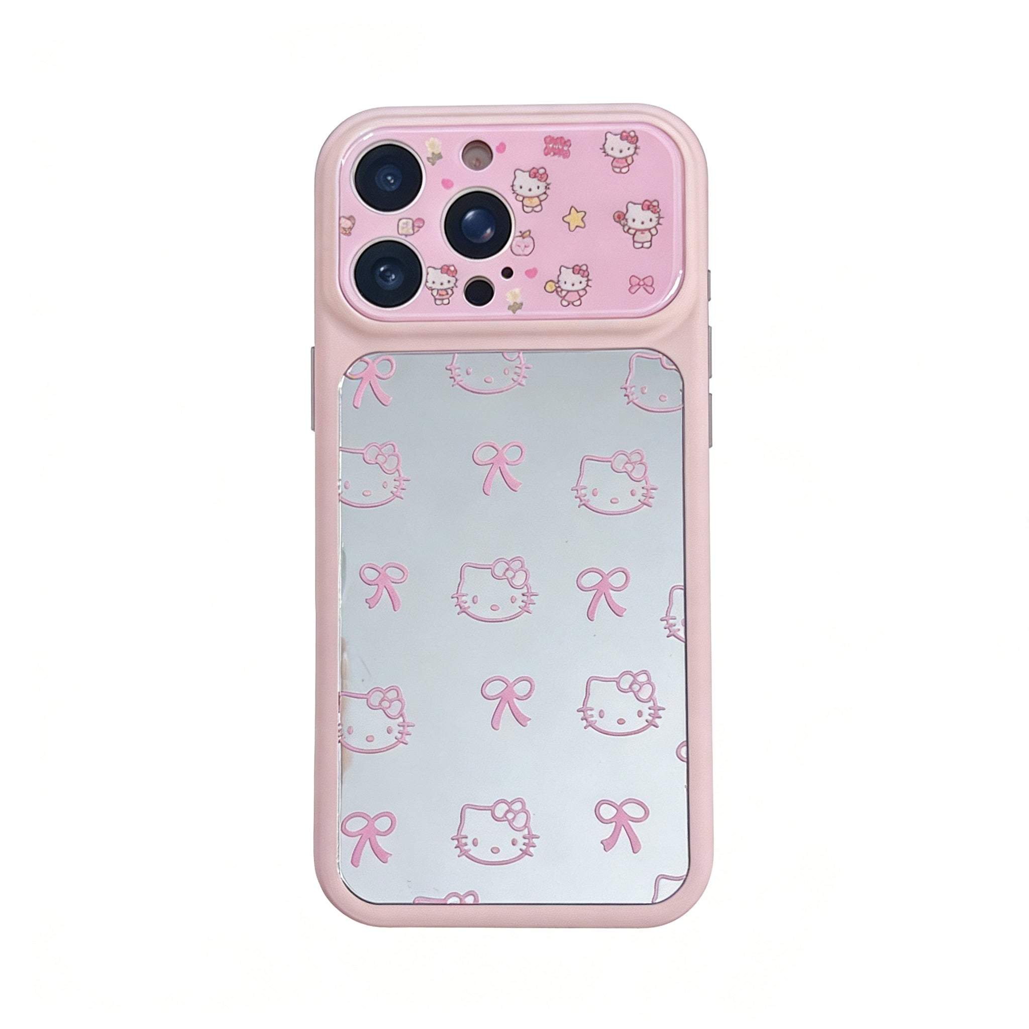 Hellokitty Pink Bow Mirror Cute Kawaii Phone Case #0591