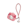 Hellokitty Pink Handbag Shape Silicone Cute Kawaii AirPods Case With Chain #0368