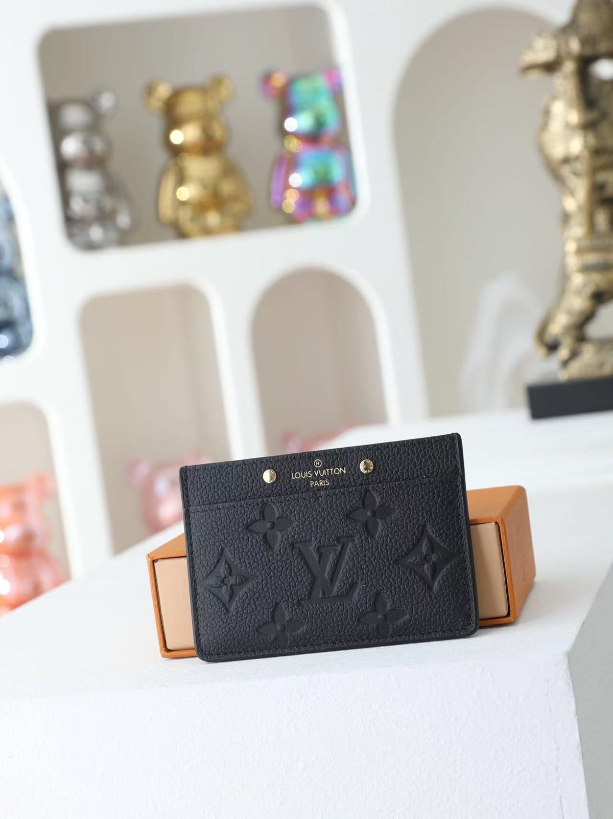 LV Signature Slim Card Holder Wallet