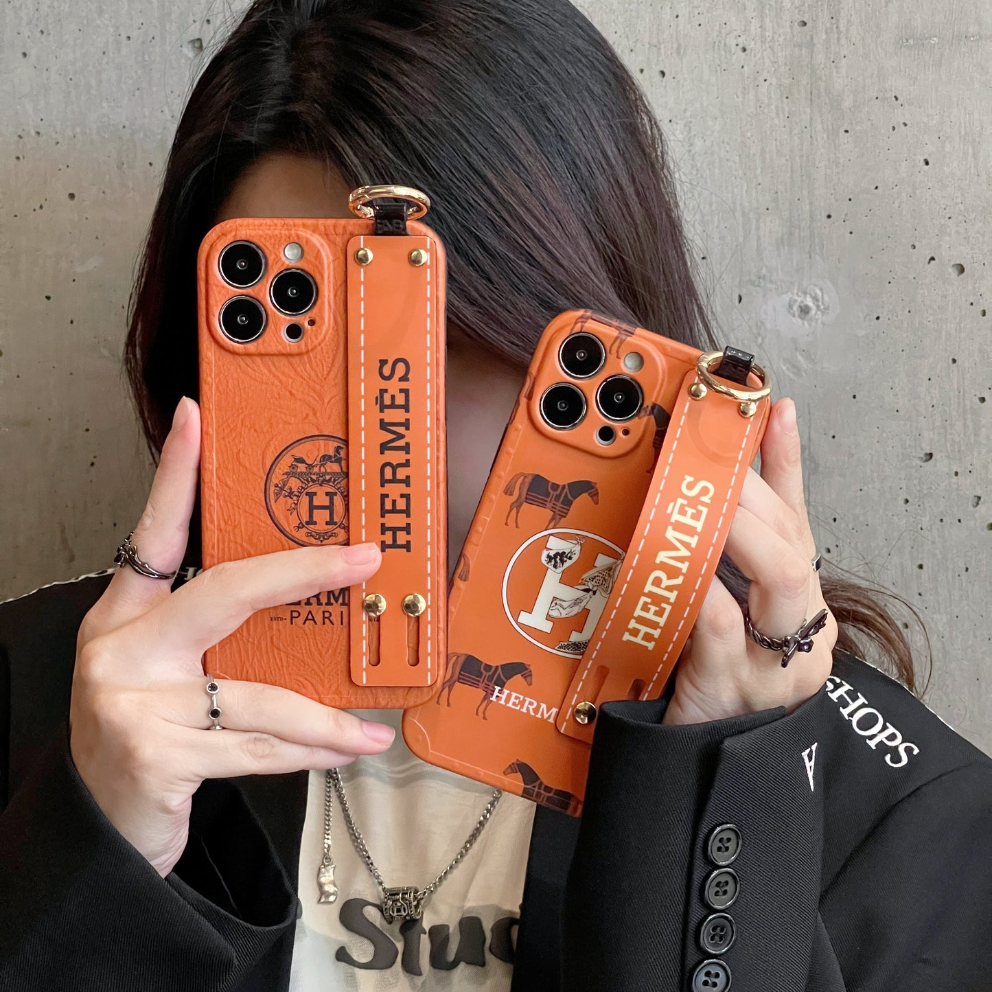 H Wristband iPhone Case