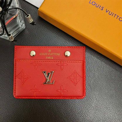 LV Signature Slim Card Holder Wallet