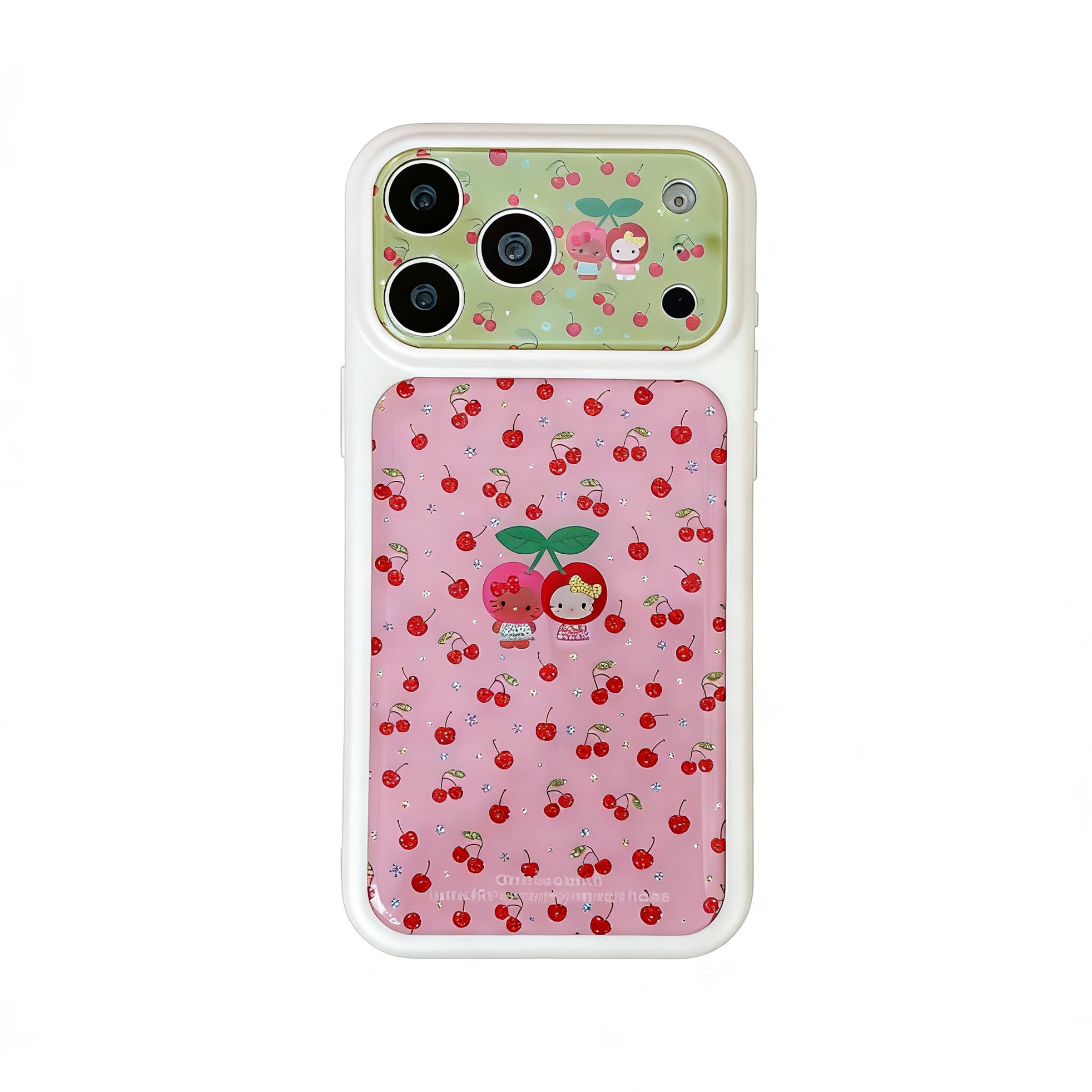 Hellokitty Cherry Glitter Cute Kawaii Phone Case #0588