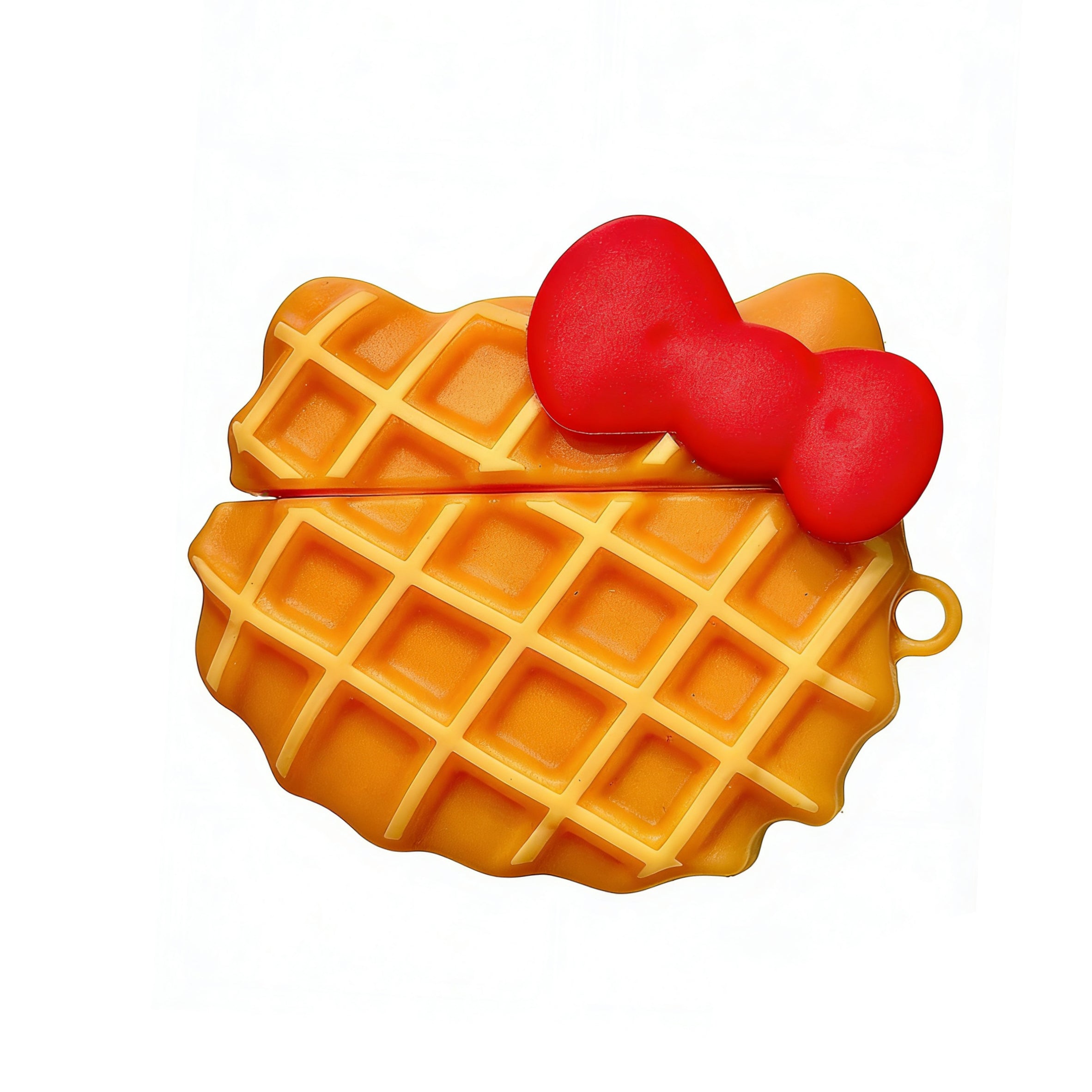 Hellokitty Waffle Shape Cute Kawaii AirPods Case #0256