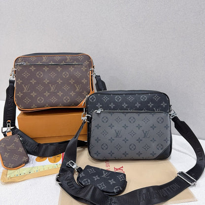 Classic Monogram Trio Messenger Bag - A Fashion Must-Have