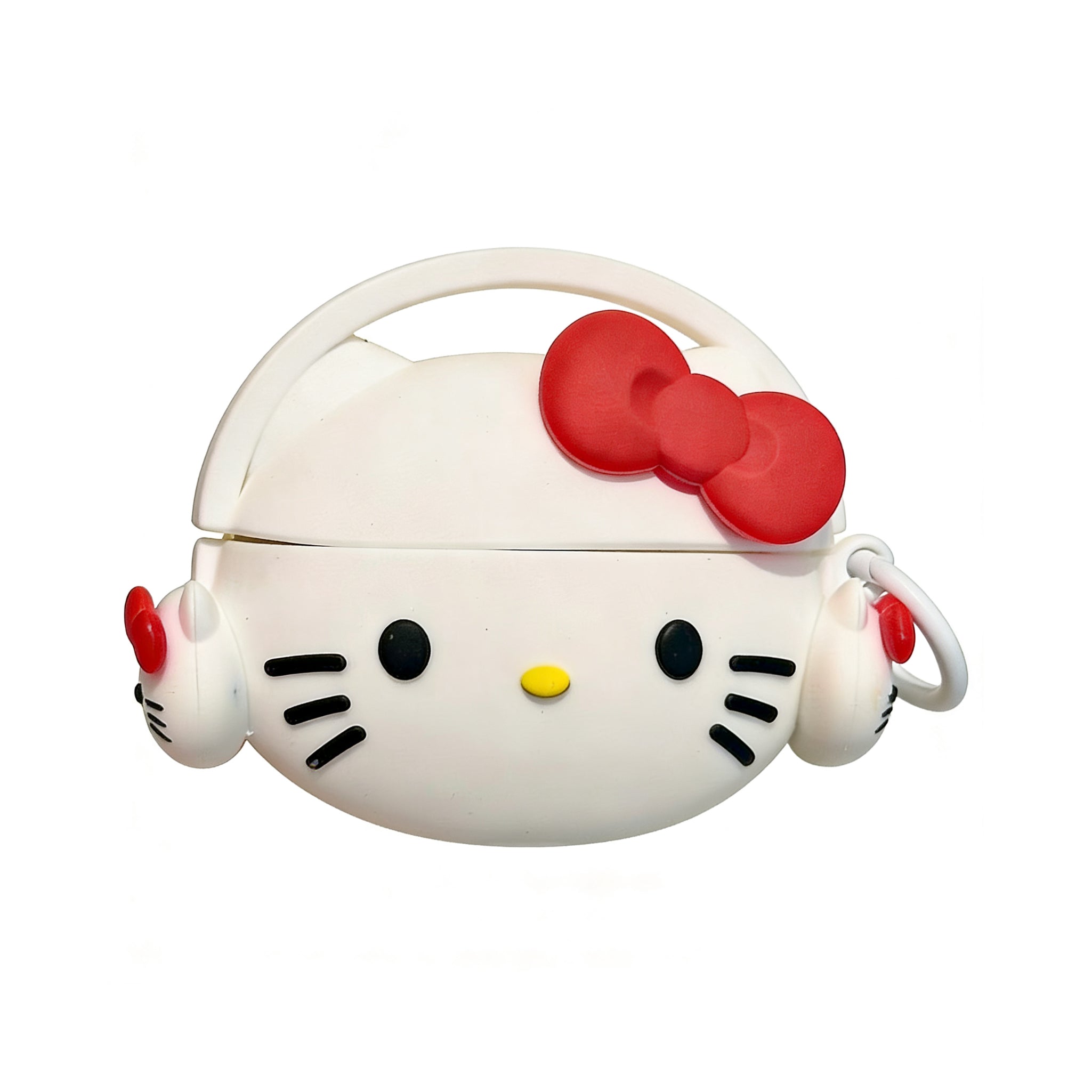 Hellokitty With Headphones Shape Silicone Cute Kawaii AirPods Case #0163