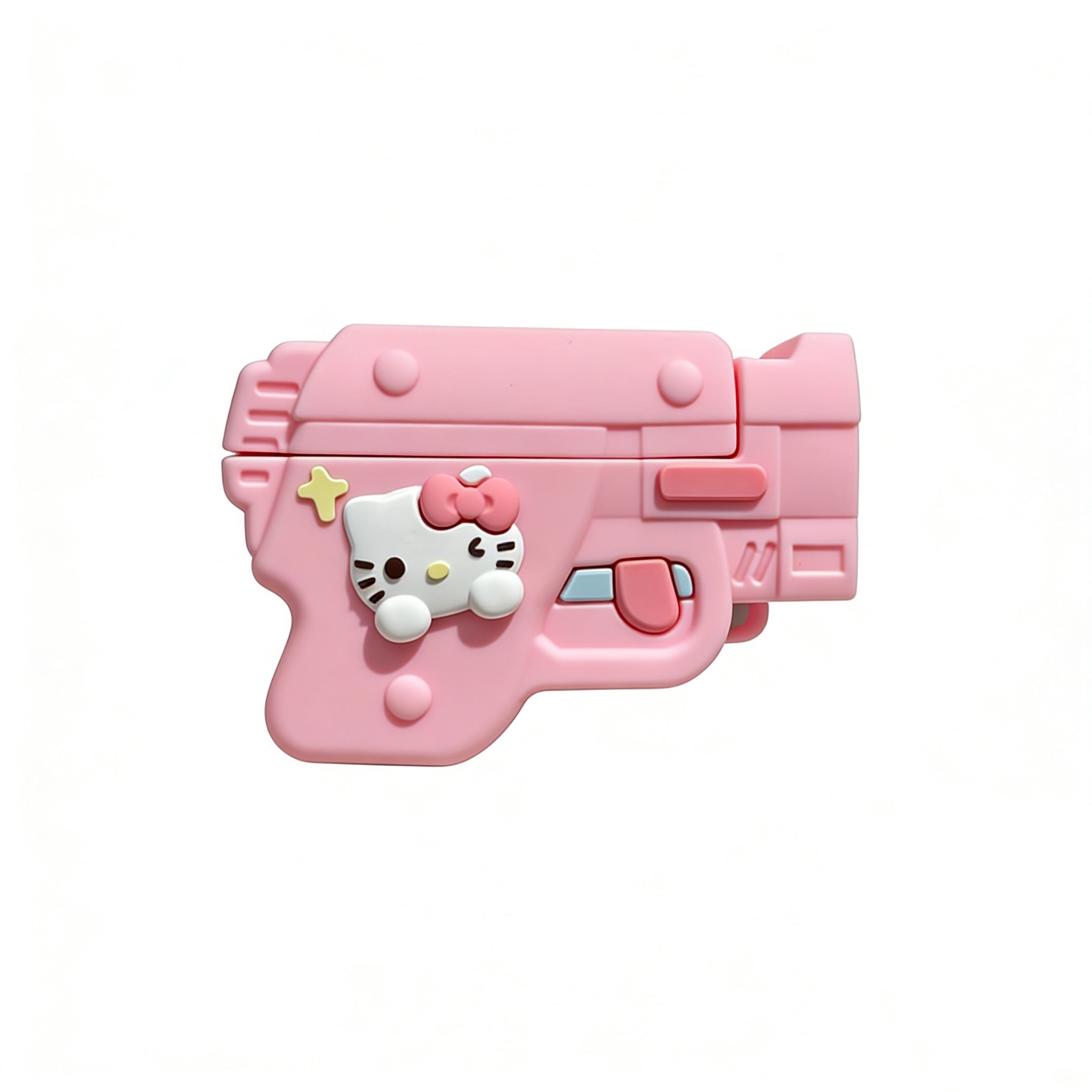 Hellokitty Pink Gun Shape Silicone Cute Kawaii AirPods Case #0155