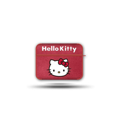 Cute Kitty AirPods Silicone Protective Case Cover Strap