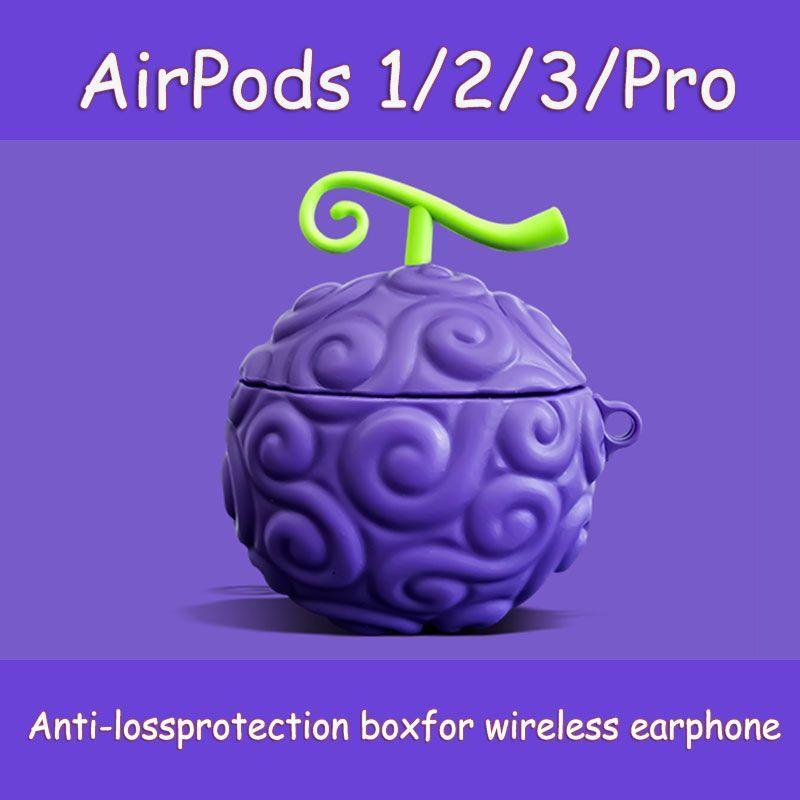 Devil Fruit ACE AirPods Case Generation Cover Case
