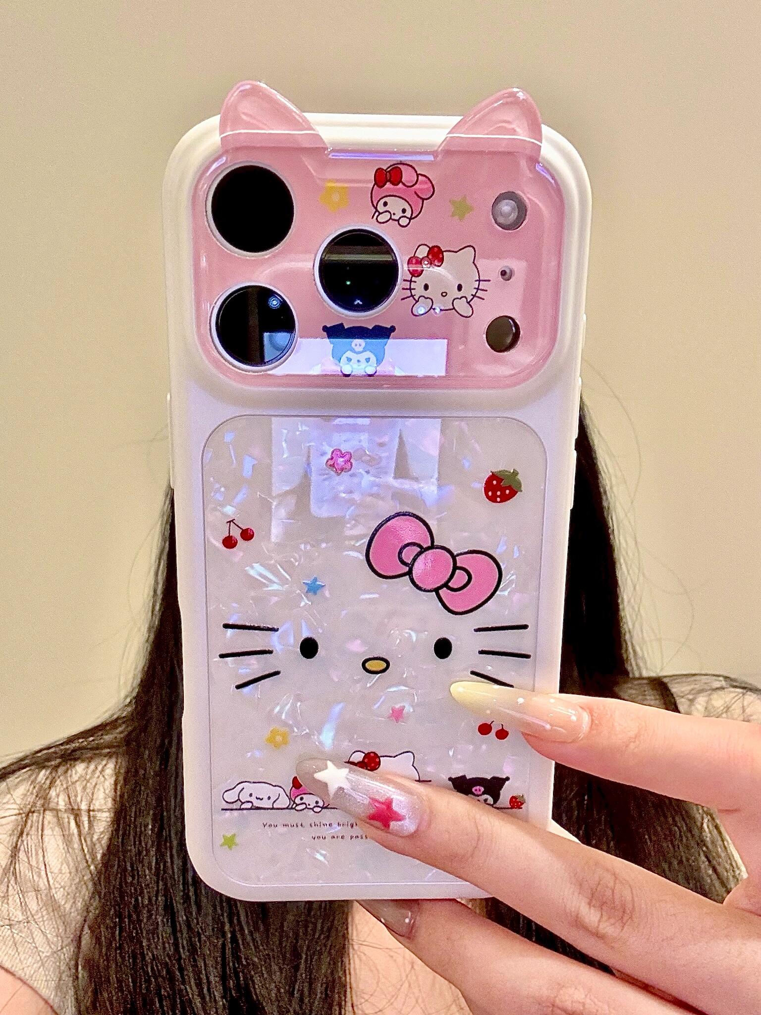 Hellokitt White Shell Cute Kawaii Phone Case #610