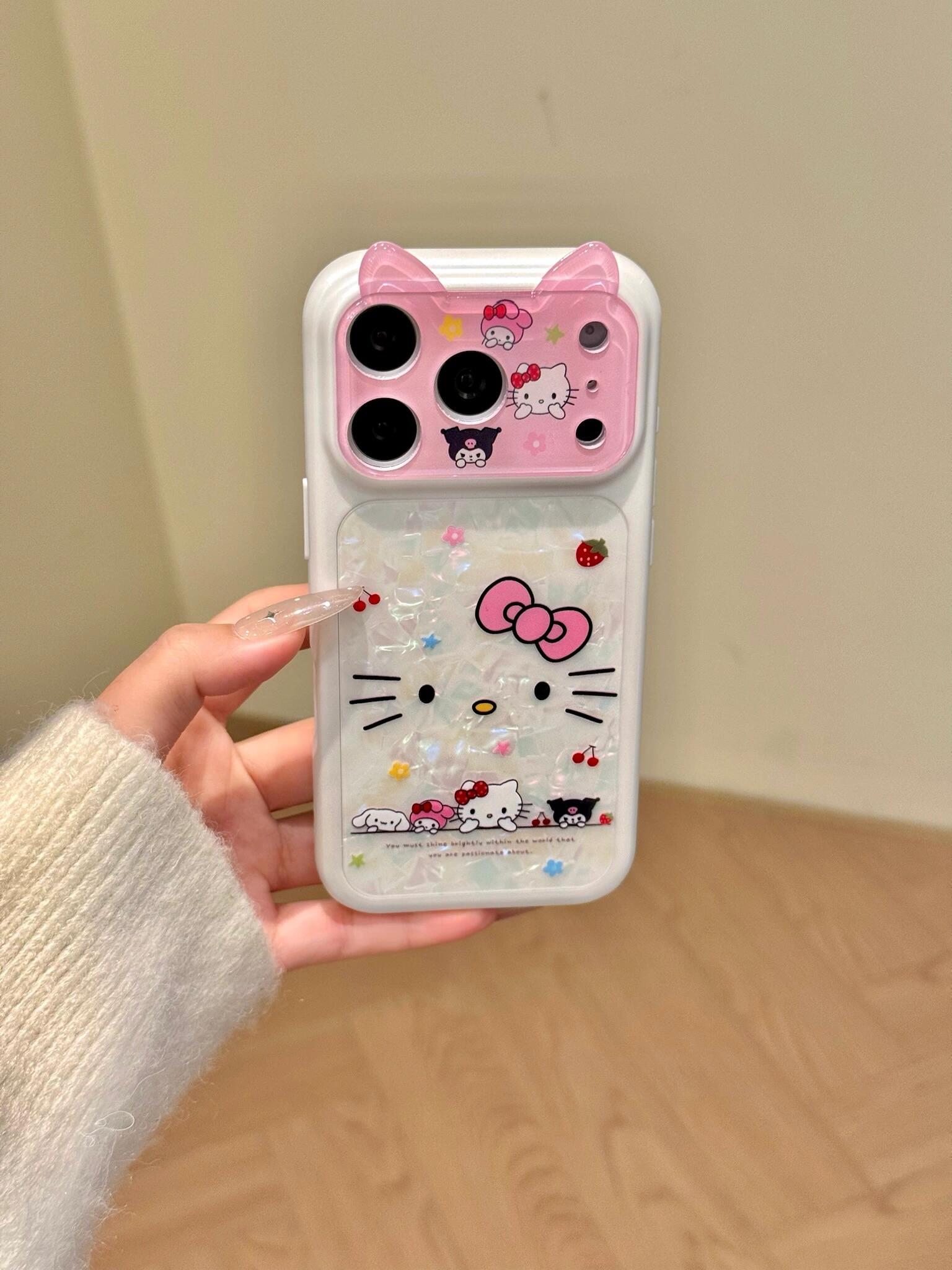 Hellokitt White Shell Cute Kawaii Phone Case #610