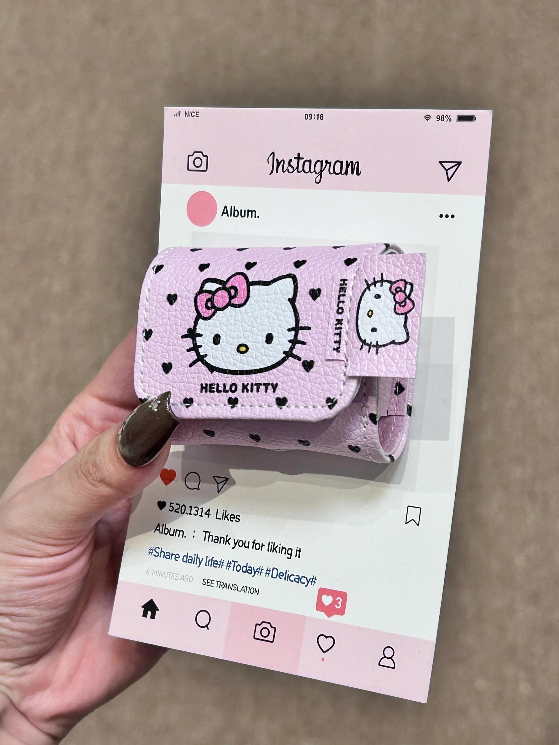 Hellokitty Pink Polka Dots Cute Kawaii AirPods Case #0112