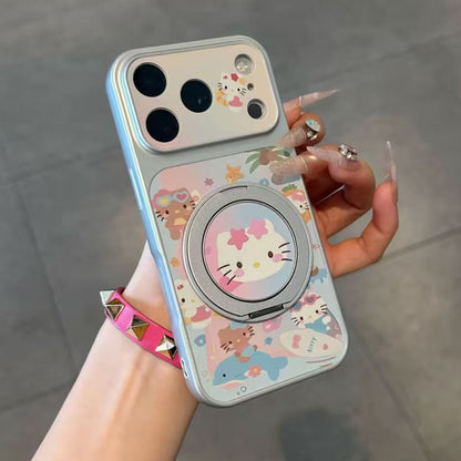 Beach Play Cat 360-Degree Rotating Magnetic Holder iPhone Case