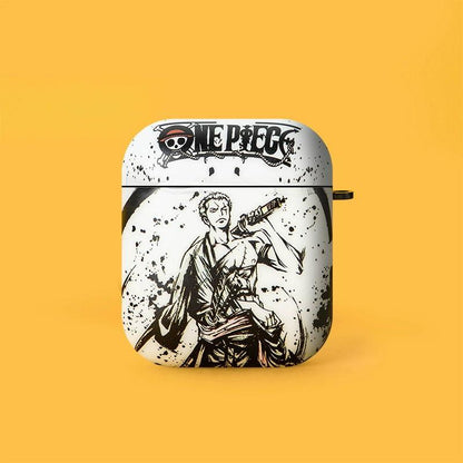 ONE PIECE Luffy Zoro AirPods Case with Keychain Loop