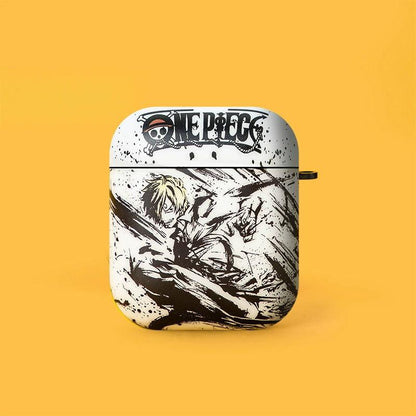 ONE PIECE Luffy Zoro AirPods Case with Keychain Loop