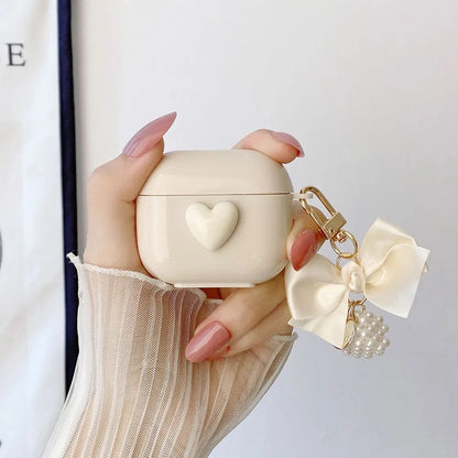 Keychain Cover For Apple AirPods 2 Pro 3 3rd generation Earphone Case