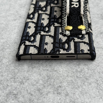Luxury Brand C Dior Belt Pattern Case For Samsung Galaxy