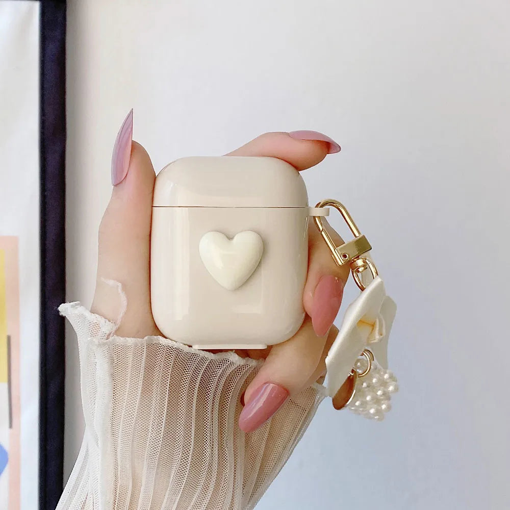 Keychain Cover For Apple AirPods 2 Pro 3 3rd generation Earphone Case