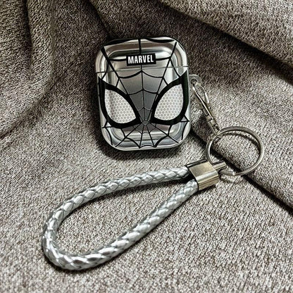 Spider Airpods Protective Case Earphone Protective Cover with Keychain Loop