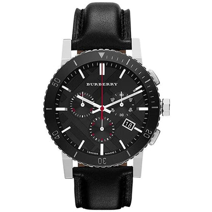 Burberry Men's Black Chronograph 42mm Watch